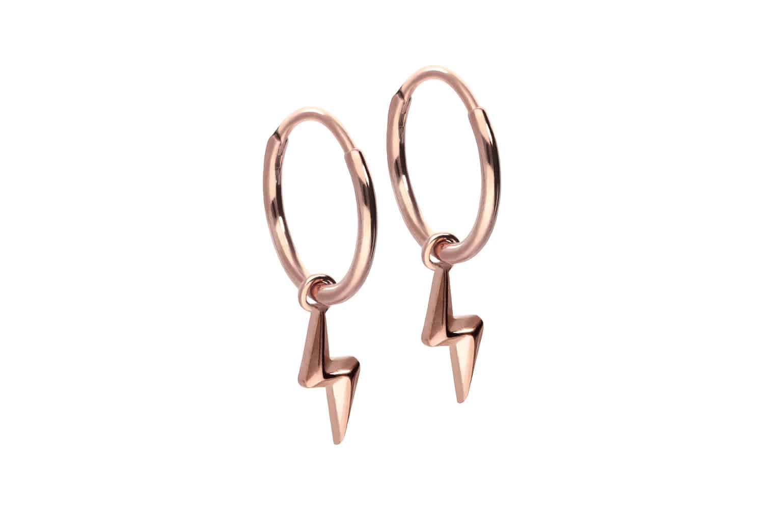 Chirurgenstahl Ohrclicker Creolen BLITZ von Piercingline